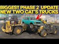 New Phase 2 Update Trucks CAT TH357D and CAT 770G in SnowRunner Update 10.0