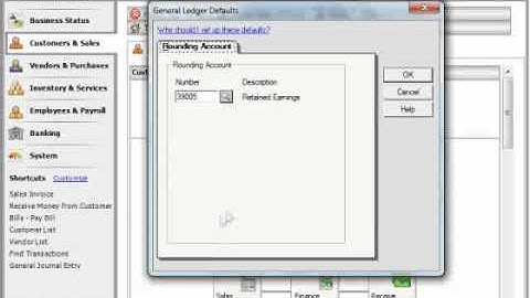 Sage 50 Tutorial General Ledger Default Settings Sage Training Lesson 3.1