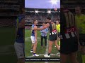 Brent Harvey does the coin toss on Pendles' special day 🤝 #afl #footy #collingwood