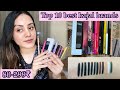 Top 10 best Kajal brands in India/ 80₹-299₹/ Intense black🖤/kp styles