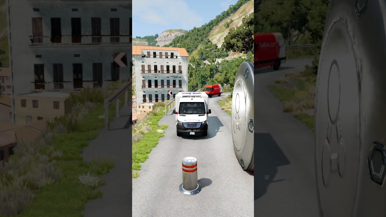 Epic BeamNG.Drive crashes! 💥 Real physics, wild stunts, and pure chaos! 🚗🔥 