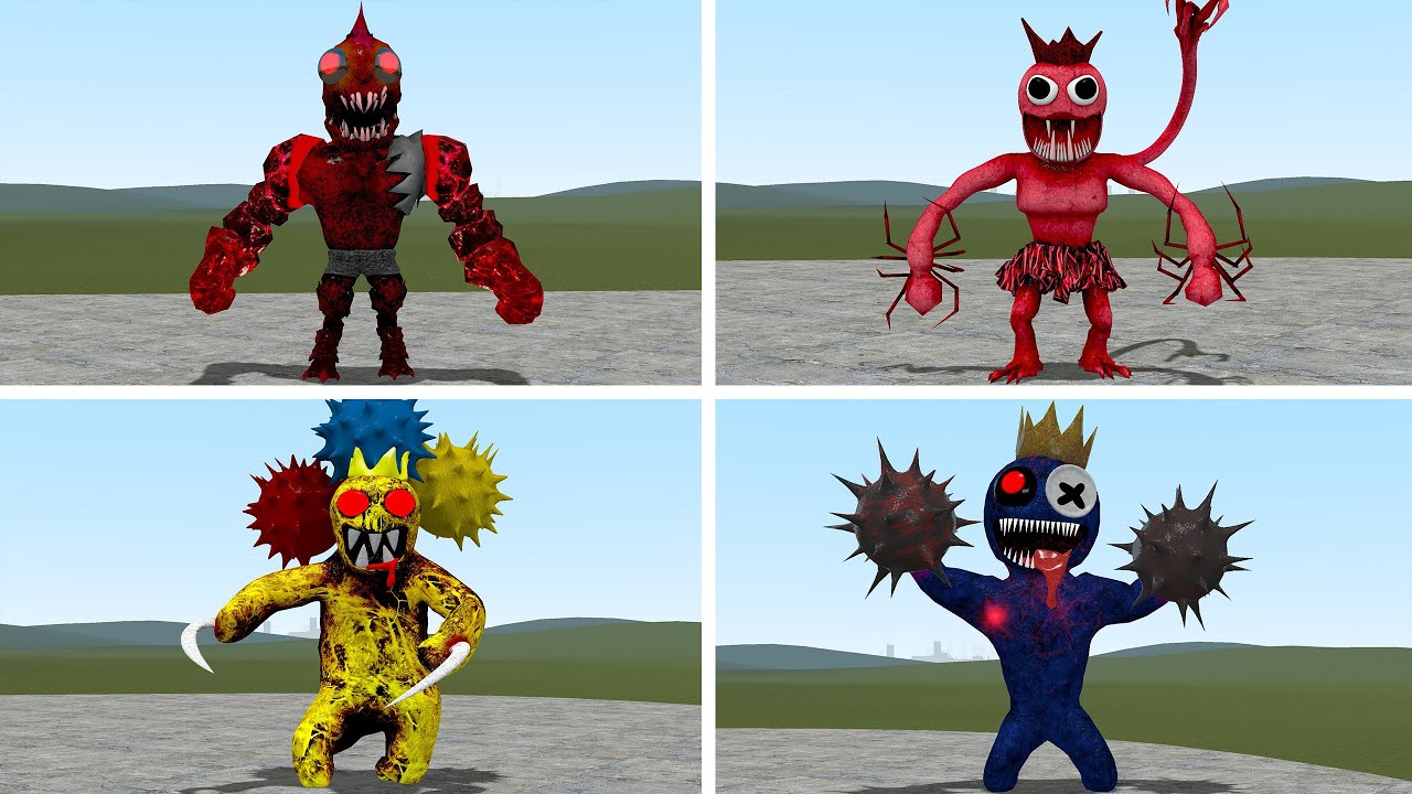 Red Nightmare Head Rainbow Friends