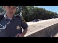 No Chase!  Cops stop Suzuki GSX R-750.