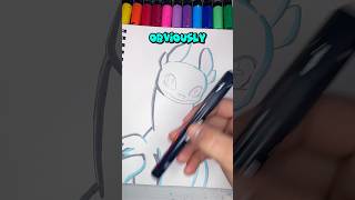 Drawing Light Fury With Posca Markers