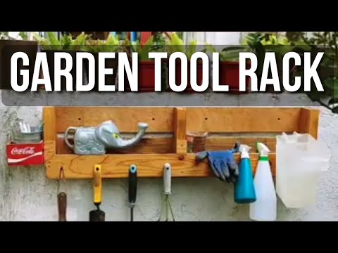 DIY Garden Tool Rack