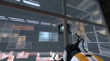 Chicken Test 2-3 | Portal 2 | Custom Levels w/ Spelix | The Ball in a maze thing with holes...