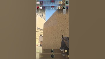 Smoked Out: 1 vs 3 Mirage #cs2game #cs2 #gaming #shorts