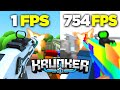 Can you win on 1 FPS in Krunker.io?