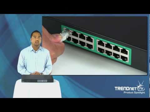 TRENDnet 16-Port 10/100Mbps PoE Switch TPE-S160