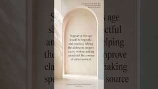 Can Speech-Sound Difficulties Become More Noticeable During Adolescence? #shorts