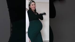 Preg-185 Pregnant Dance, The Big Belly Is Very Cute