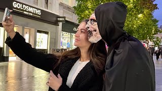 The Nun With Zombie Mask Prank Part 1 || TM Pranks