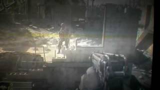 Glitches and Tips for Call Of Duty 4 -Ambush- how to get on the top of the buildings and houses.
