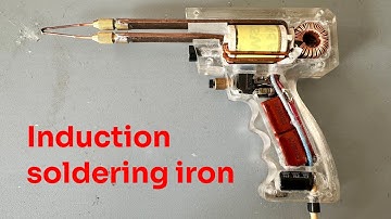 Build a beautiful induction soldering iron / 12v - 220v soldering iron.