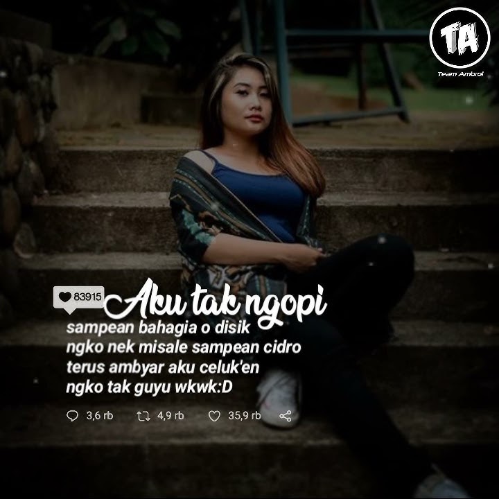 STORY WA CEWEK CANTIK DJ MATAME | Literasi 30 Detik keren