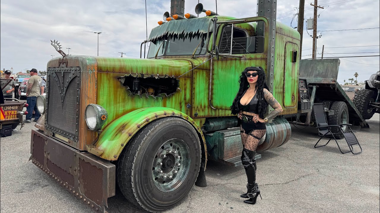 MAD MAX 2025 - HUGE RAT ROD SHOW - LAS VEGAS, NEVADA (4K)