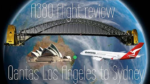 Qantas A380 flight review from Los Angeles to Sydney on QF12 #qantas