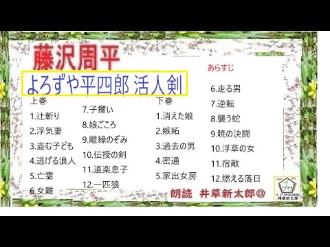 藤沢周平,,連作短編,1～6/6,「よろずや平四郎活人剣,」,あらすじ