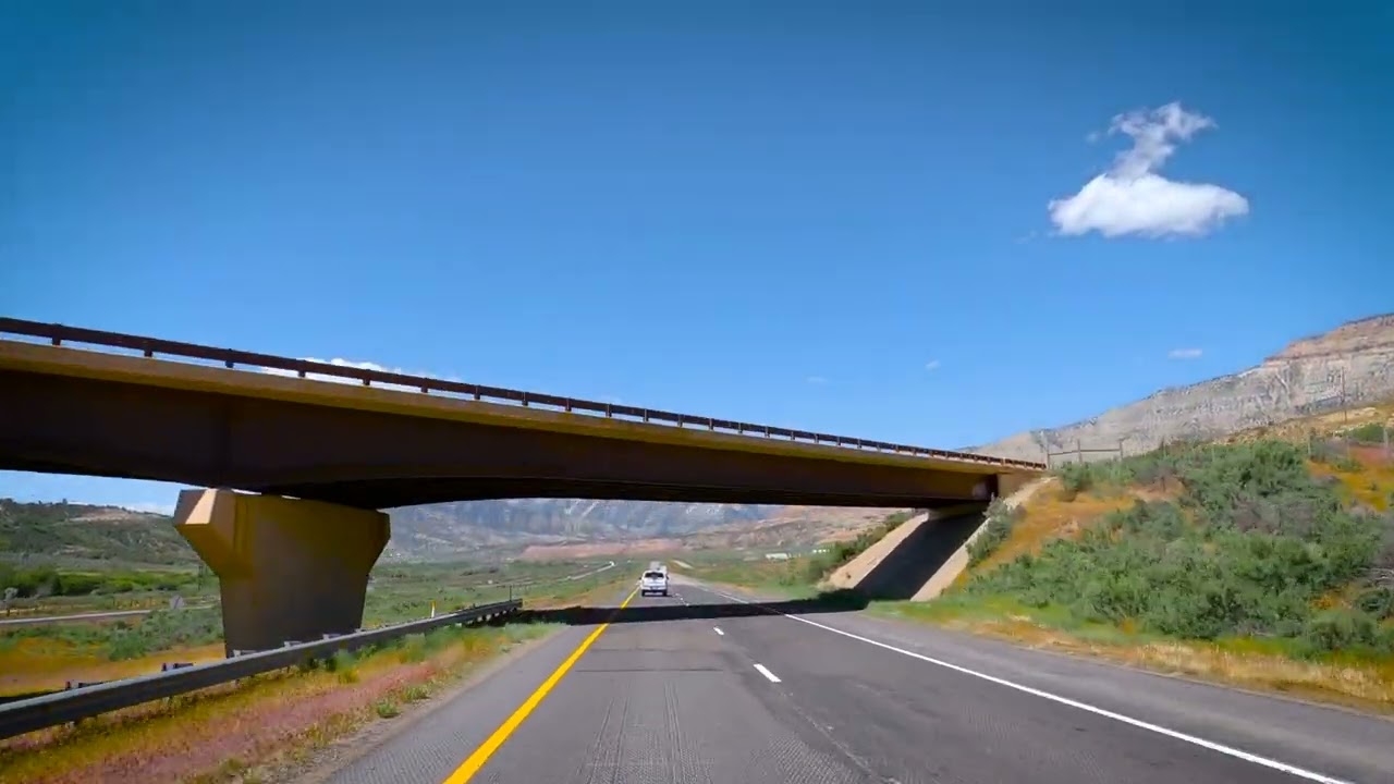 I-70 Rifle Colorado to Moab Utah.