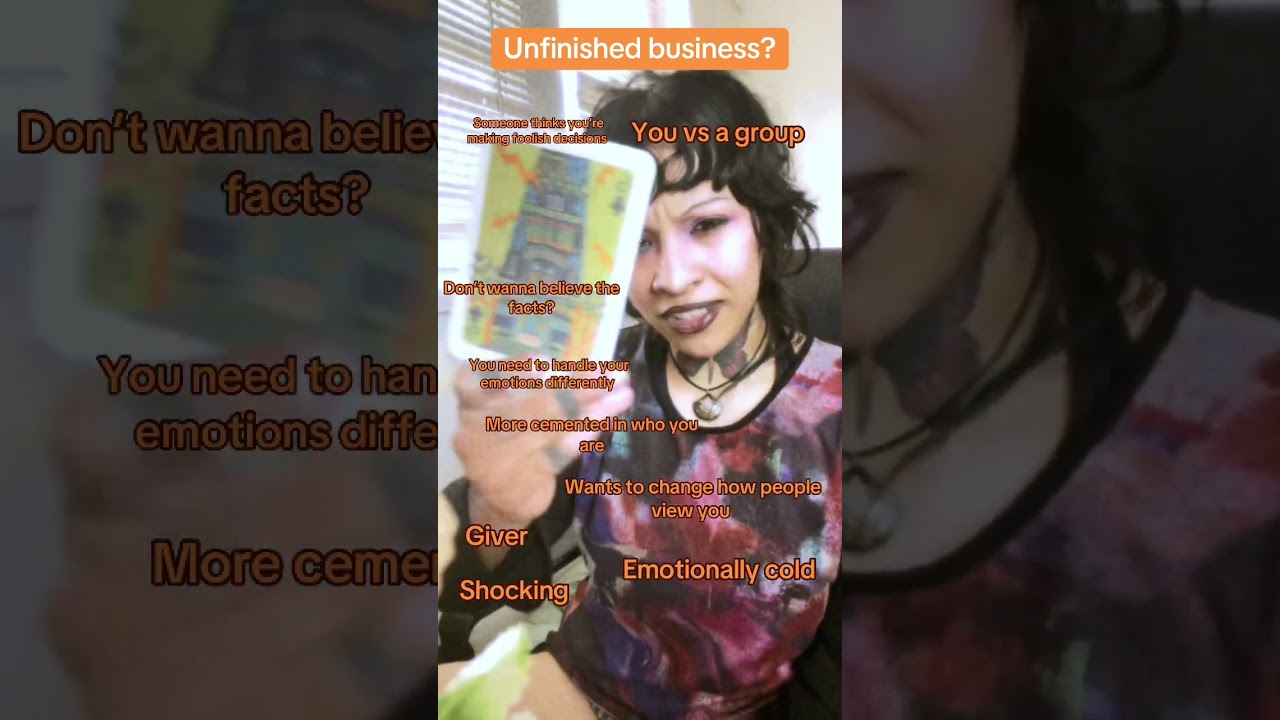 Unfinished business? #fyp #messagesforyou #spiritualawarness #keepgoing #tarotreader 