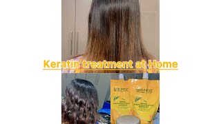 Keratin treatment at home/ Breemod keratin treatment/ How to do keratin treatment at home❤️