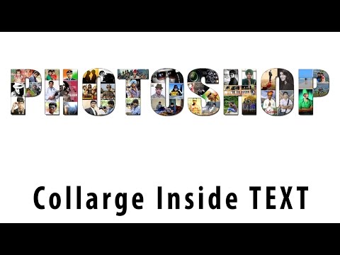 How to create Text Collage in Photoshop