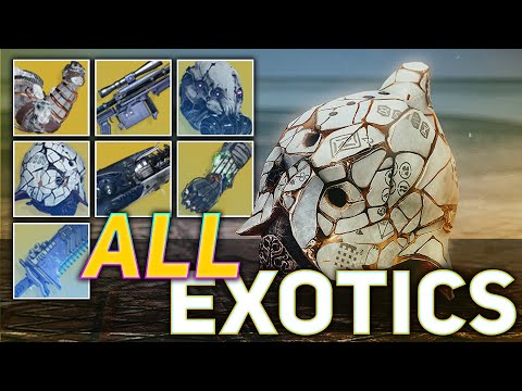 Video: Destiny 2 Exotics List - Každá Nová Sezóna Příletů Exotická Zbraň A Exotické Brnění, Které Známe