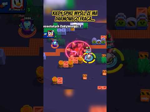 Jak pięknie skontrować Spike'a w Brawl Stars! 👑 kolejny 1000 u Pablitta? #brawlstars #shorts