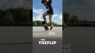 How the TREFLIP works 🤯 #skateboarding #360flip #treflip