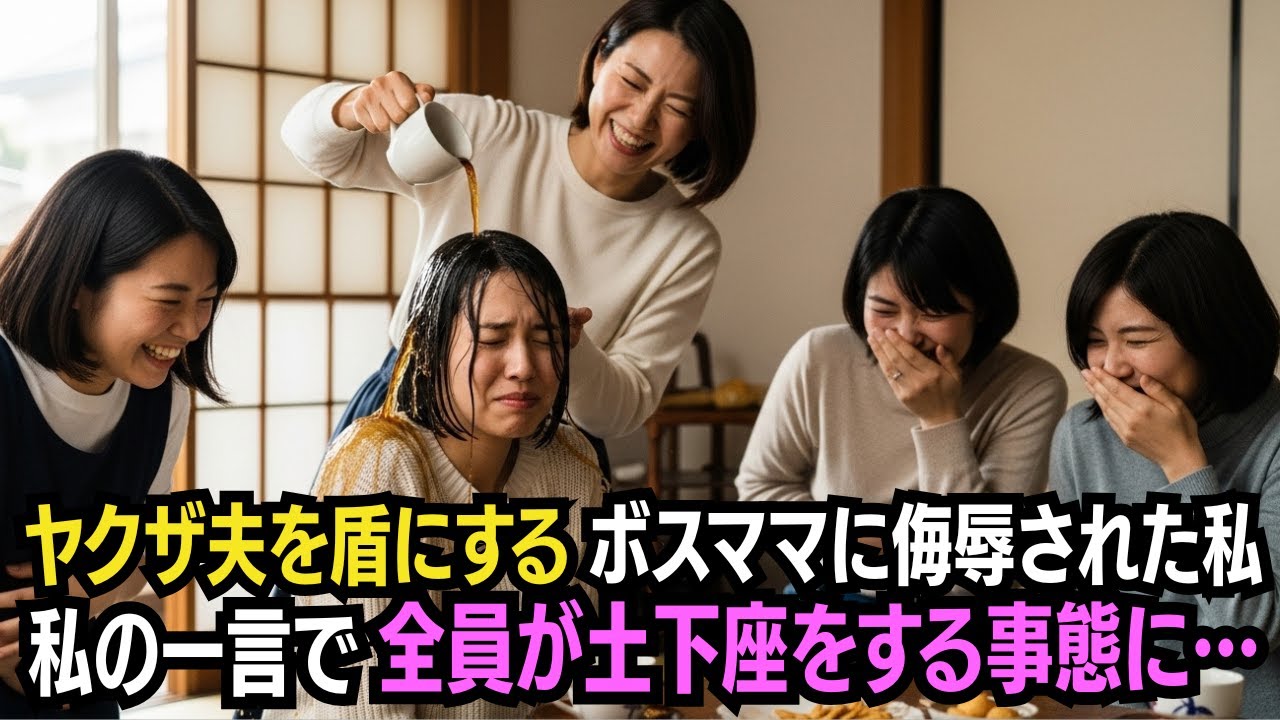 「ヤクザに逆らえないよねw」組長の夫の権力を振りかざし、ボスママに侮辱された私。次の一言で、その場が静まり返った