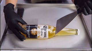 Corona Extra Beer Ice Cream Rolls  Ice Cream Rolls Beer  Kem Cuộn Bia Corona