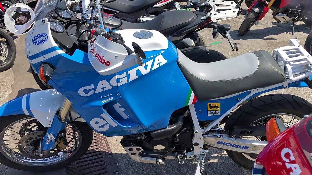 Cagiva Elefant... не забыта и не пожалела. Настоящий приключенческий мотоцикл.