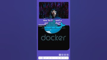How to forward a port in docker?!