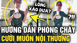 Hướng dẫn PHÒNG CHÁY CHỮA CHÁY, anh công an có màn hướng dẫn khiến CƯỜI NỘI THƯƠNG | Tin 3 Phút