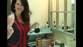 Hair And Make-Up Tips With No Counter Space