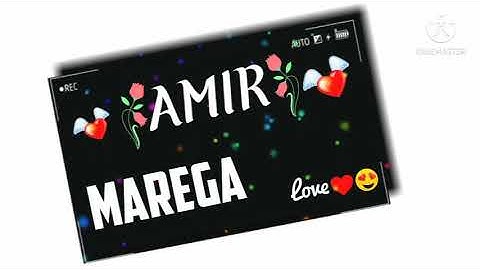 Amir Name Video Status For WhatsappNo views•27 Feb 2021