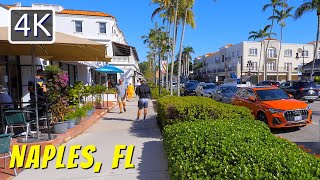 Naples Beach to 5th Avenue, Naples Florida, January 2023, 4K Travel Video