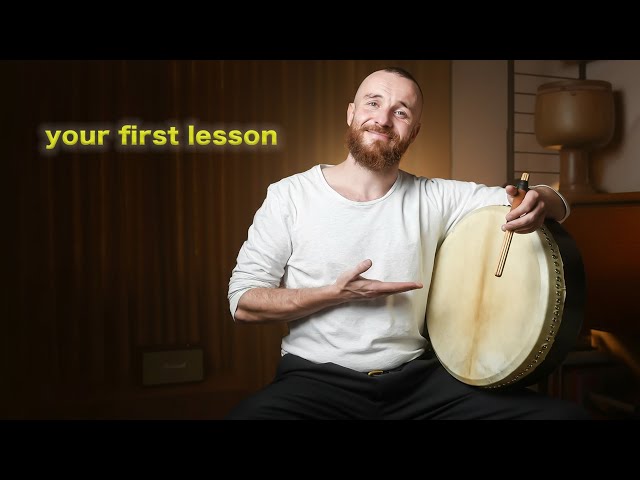 HOW TO PLAY the IRISH BODHRÁN - Lesson 1 - YouTube