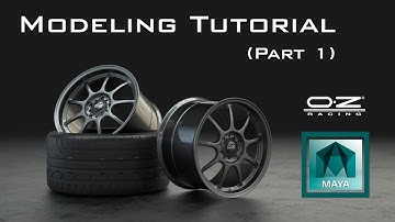 OZ Rim Modeling Tutorial Part 1 - Autodesk Maya