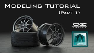 OZ Rim Modeling Tutorial Part 1 - Autodesk Maya