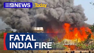 At least 27 killed in India amusement park fire | 9 News Australia