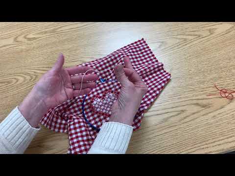 Chicken Scratch Heart Stitches