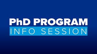 PhD in Nursing Info Session - Fall 2025