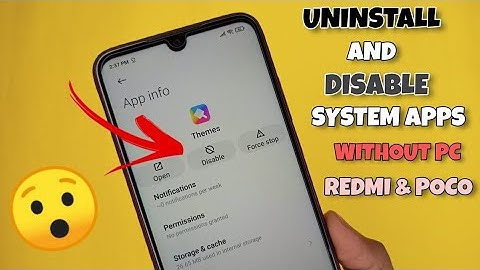 Disable System Apps MIUI 12 Any Redmi & POCO Device | Uninstall FaceMoji Keyboard MIUI 12 😁