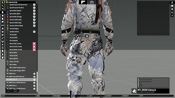 ARMA3 RE-TEXTURED SNOW CAMO UNIFORMS Test 1