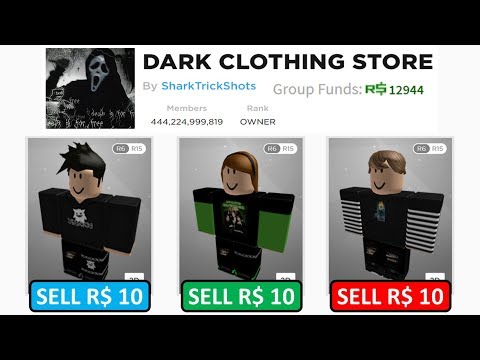 How I Make Loads Of R From My Clothing Group Youtube - 6 trxsh crypt shirt roblox shirts aesthetic clothes