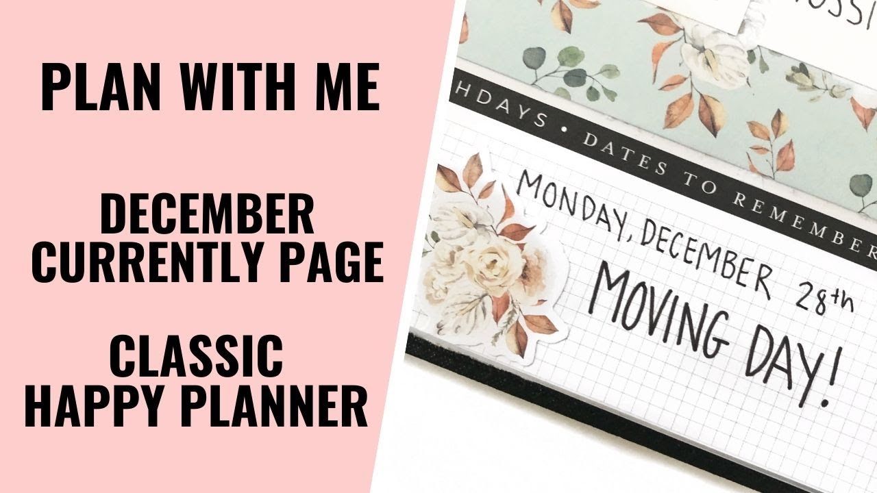 PLAN WITH ME | DECEMBER CURRENTLY PAGE
