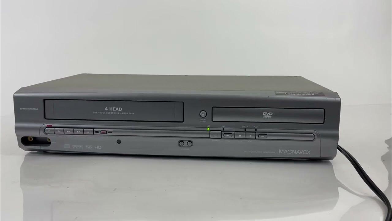 Magnavox DVD VCR Combo Player 4HEAD HIFI VHS Recorder MWD2205 YouTube