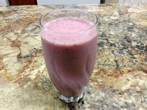 strawberry-banana-smoothie---hasfit-healthy-smoothie-recipes---protein-shake-recipes---fruit