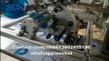 IV fluid bottle Horizontal Flow Wrapping Machine with labeling machine